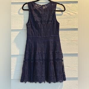 Adelyn Rae Navy Lace Mini Dress Size Medium